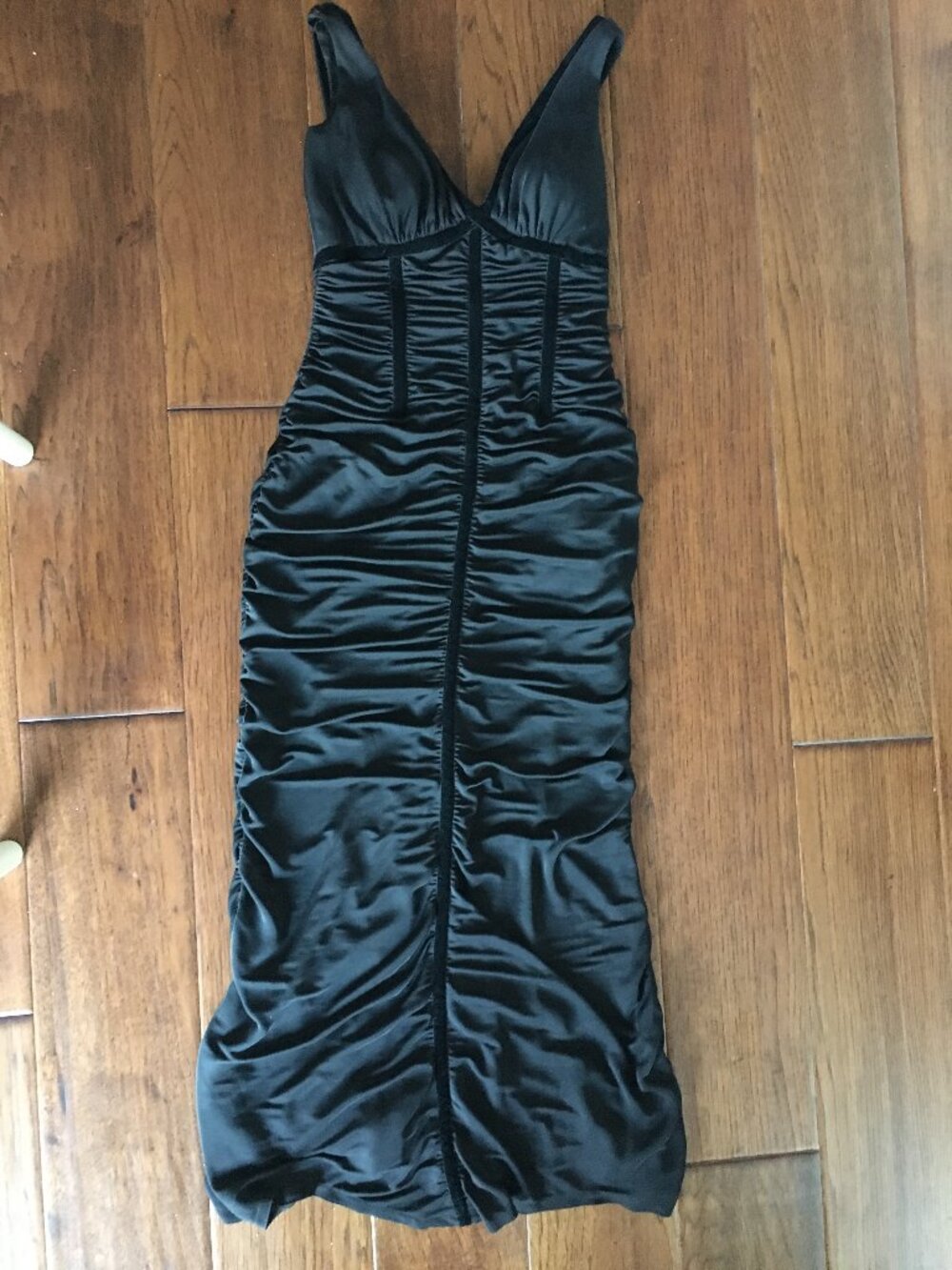 Gorgeous Bellville Sassoon Lorcan Mullany Black Ball Gown Long Dress Vintage